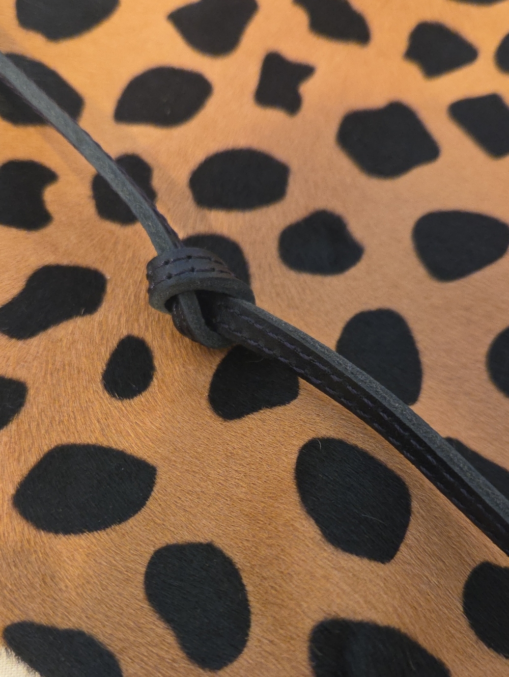 Clare V Lune Shoulder Bag Leopard - Picture 5 of 6